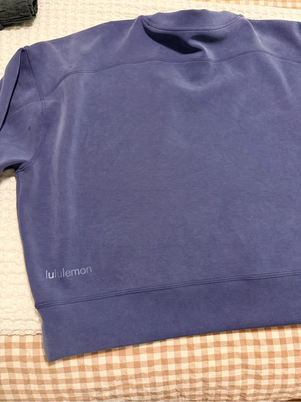 lululemon athletica softstreme oversized cropped crew